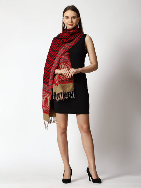Women's Jamawar Wool Stole